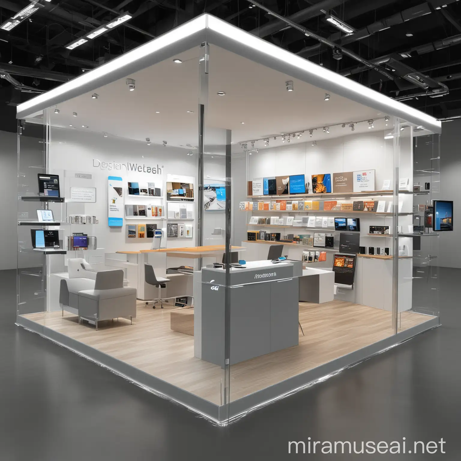 Innovative 200 Sqft Mobile Store Design for Modern Tech Enthusiasts