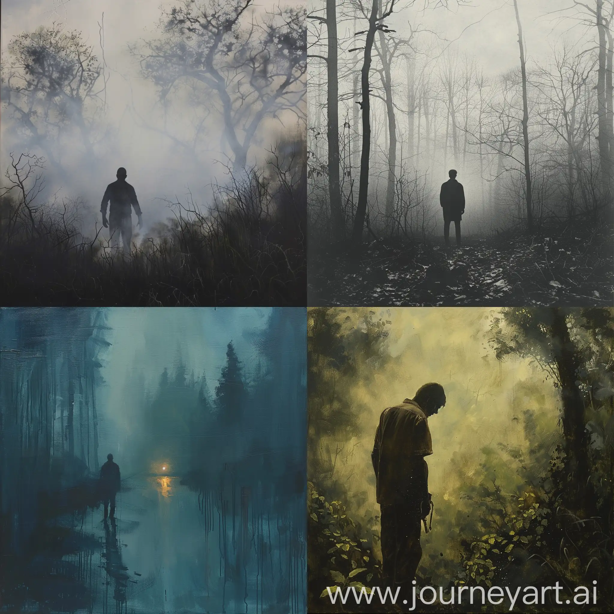 Solitary-Figure-Amidst-Enigmatic-Mist