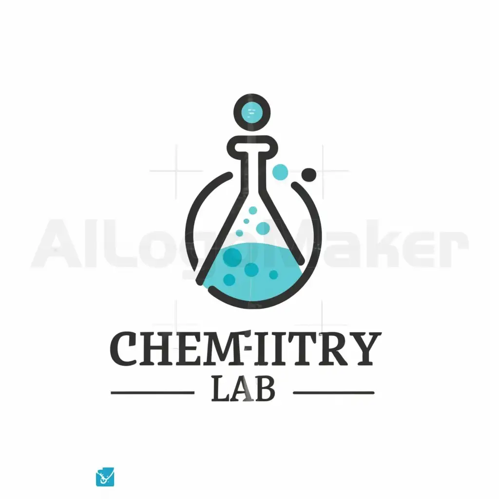 a logo design,with the text "Chemistry lab", main symbol:Chemistry laboratory,Moderate,be used in """
Others
""" industry,clear background
