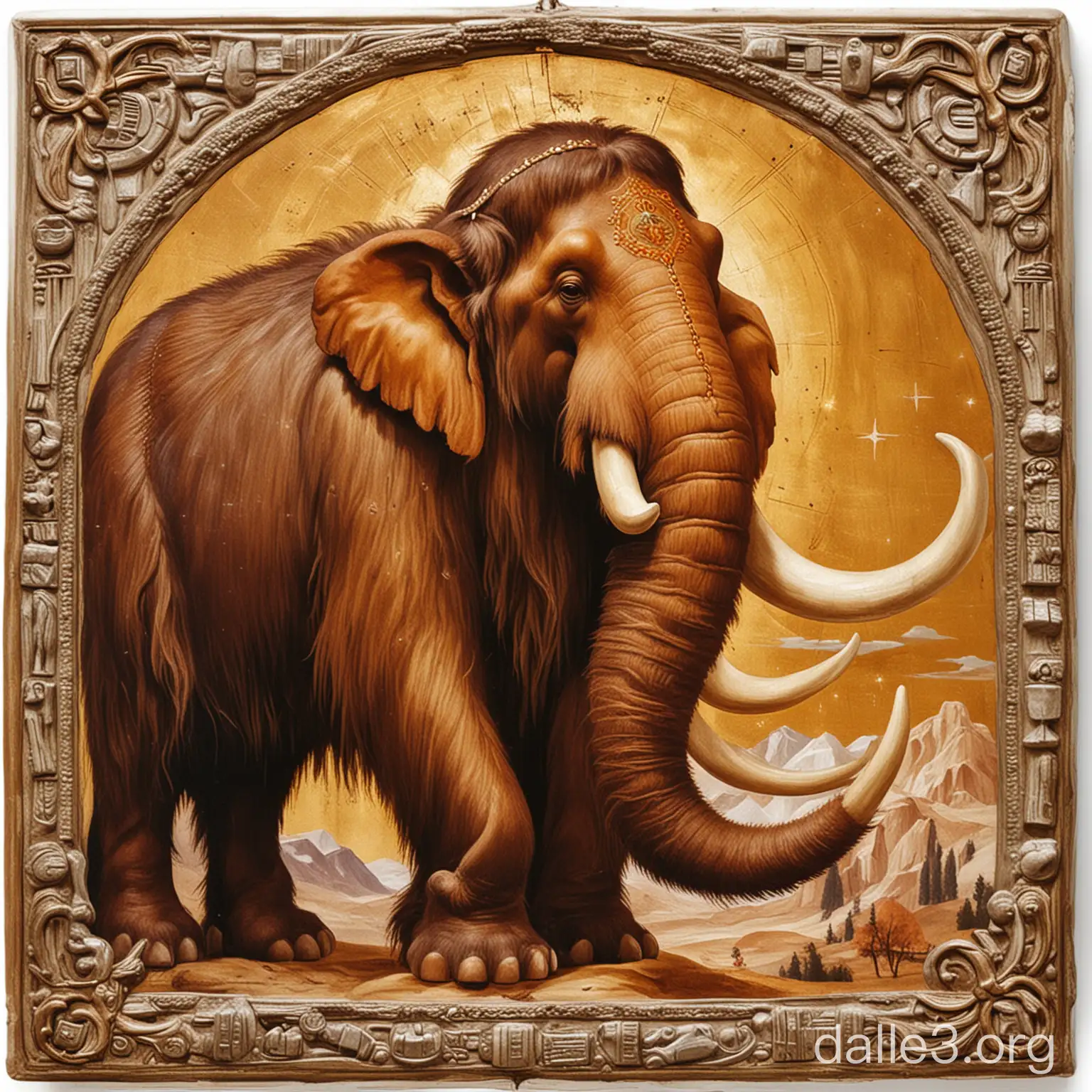 holy, mammoth, icon, religious