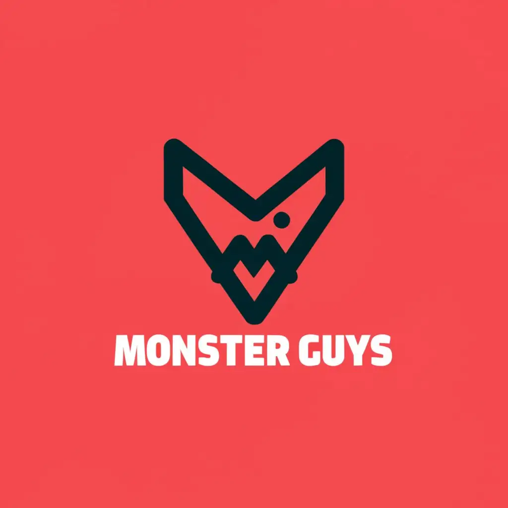 a logo design,with the text "Monster_GUYs", main symbol:Monster,Moderate,clear background