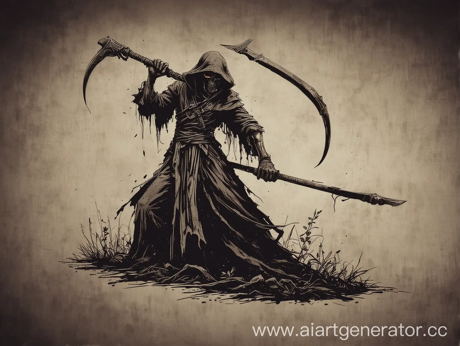 Grim-Reaper-Holding-a-Scythe-in-Dark-Shadows