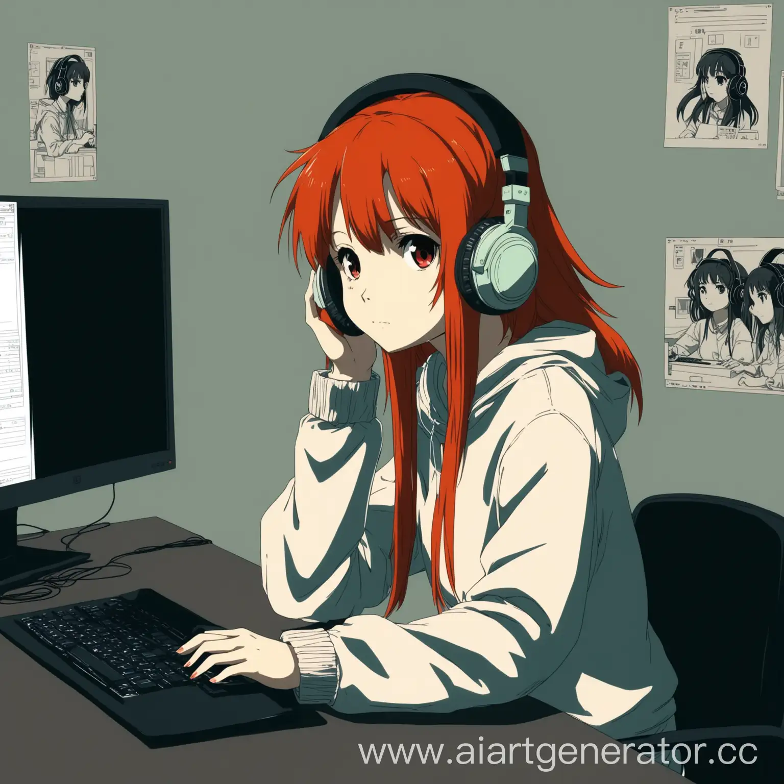 Lofi-Anime-Girl-at-Computer-with-Headphones