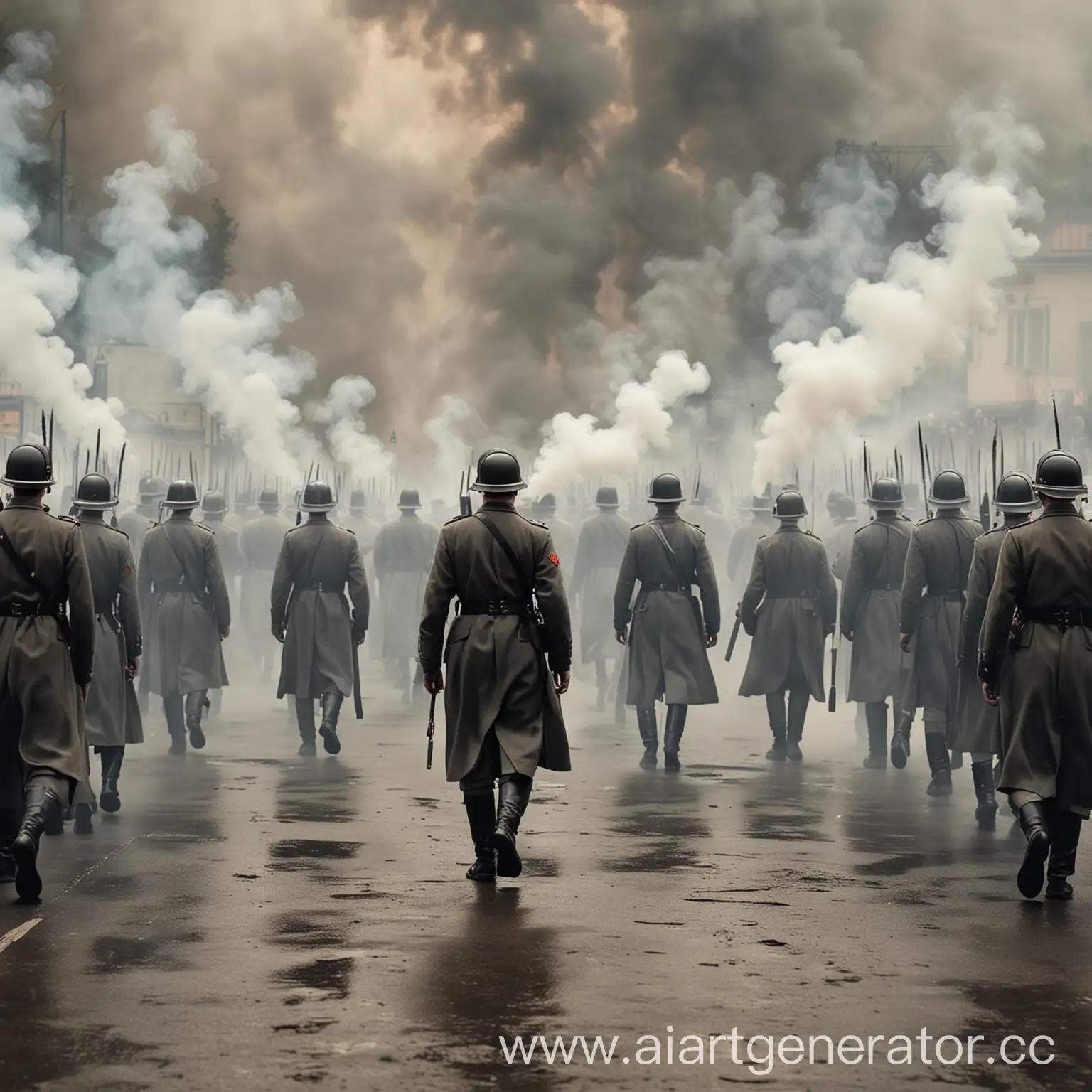 Nazi-Soldiers-Marching-Through-Obscured-Smoke