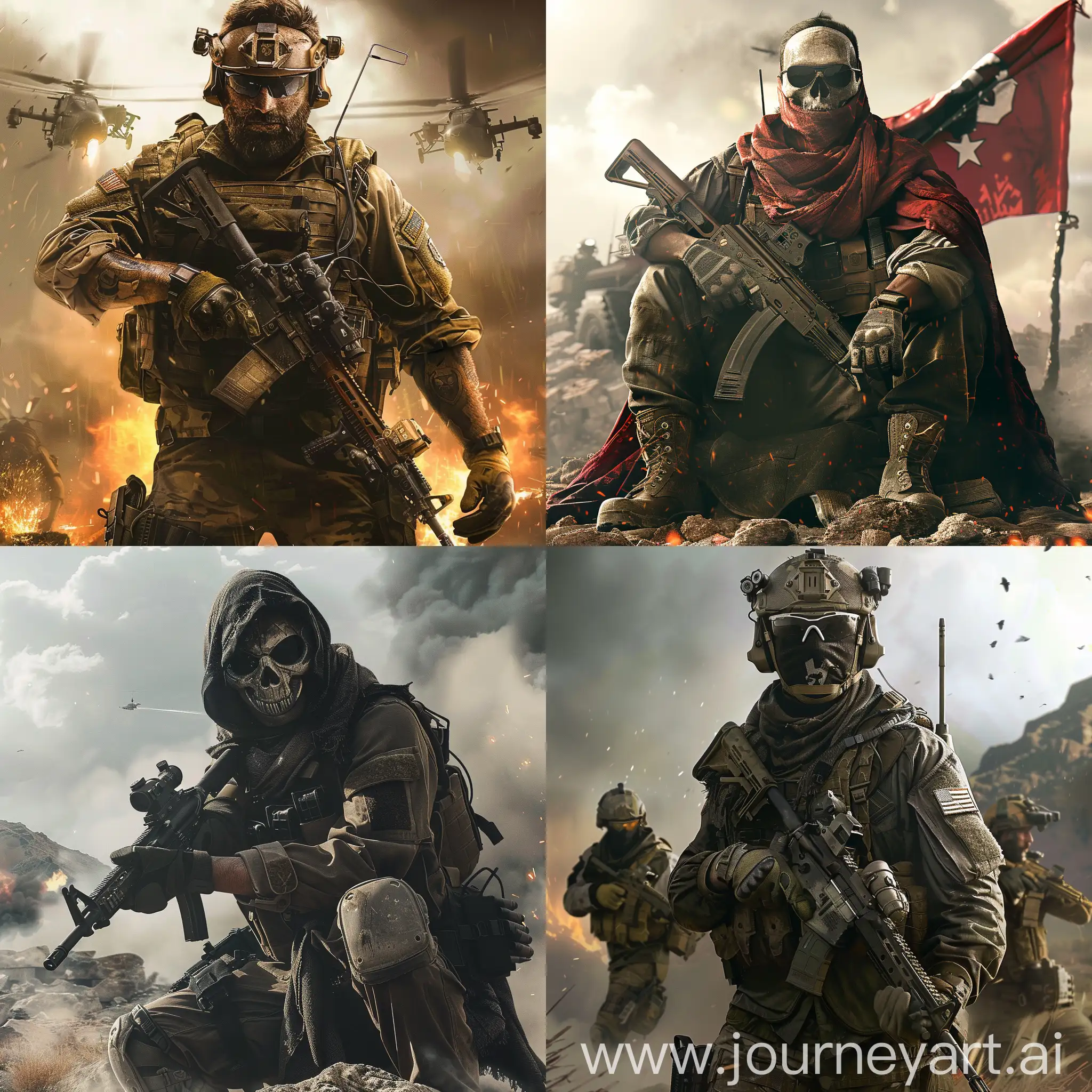 Create photo of call of duty warzone victory