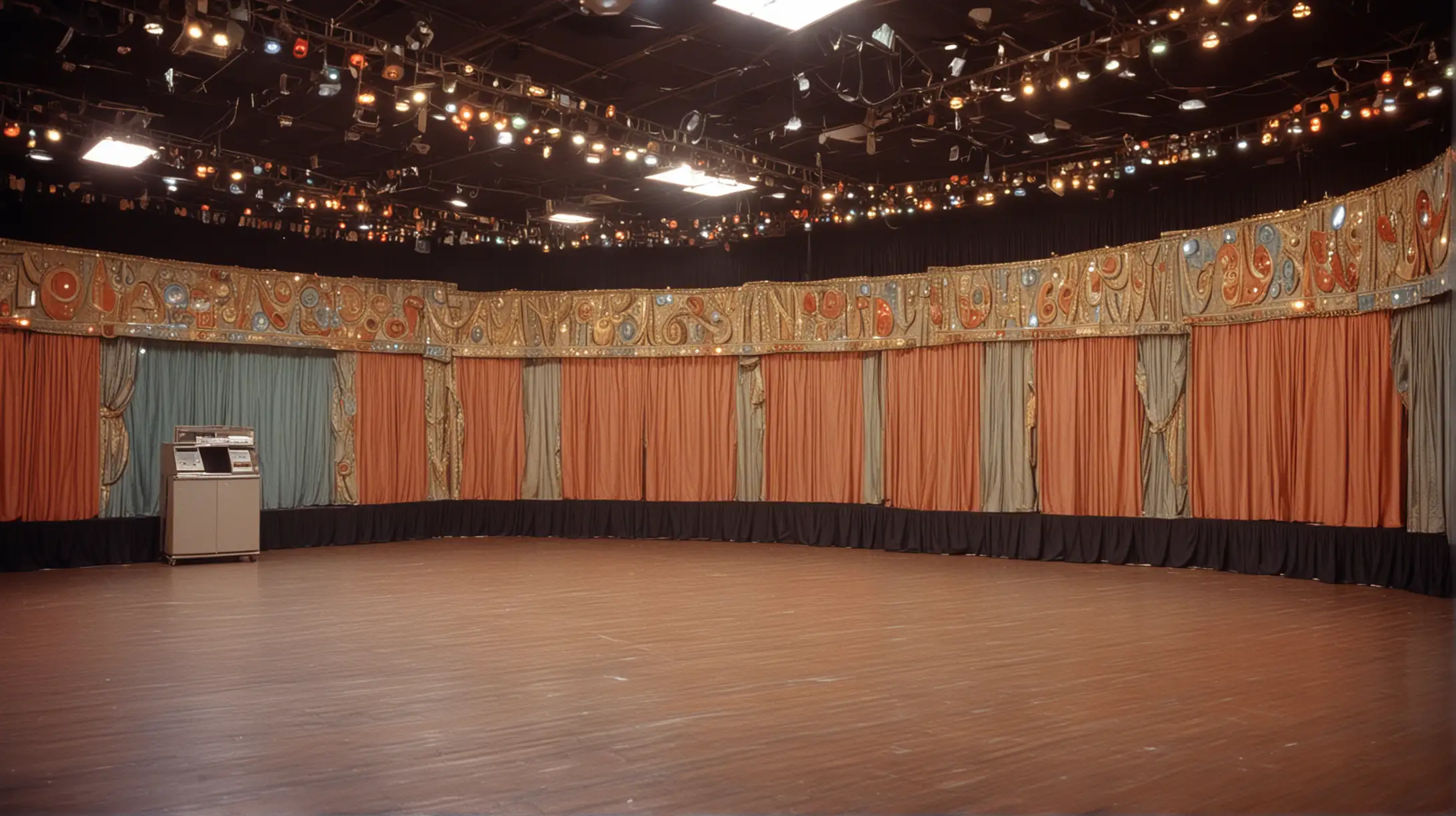 1960s Dance Stage in Las Vegas Color Image