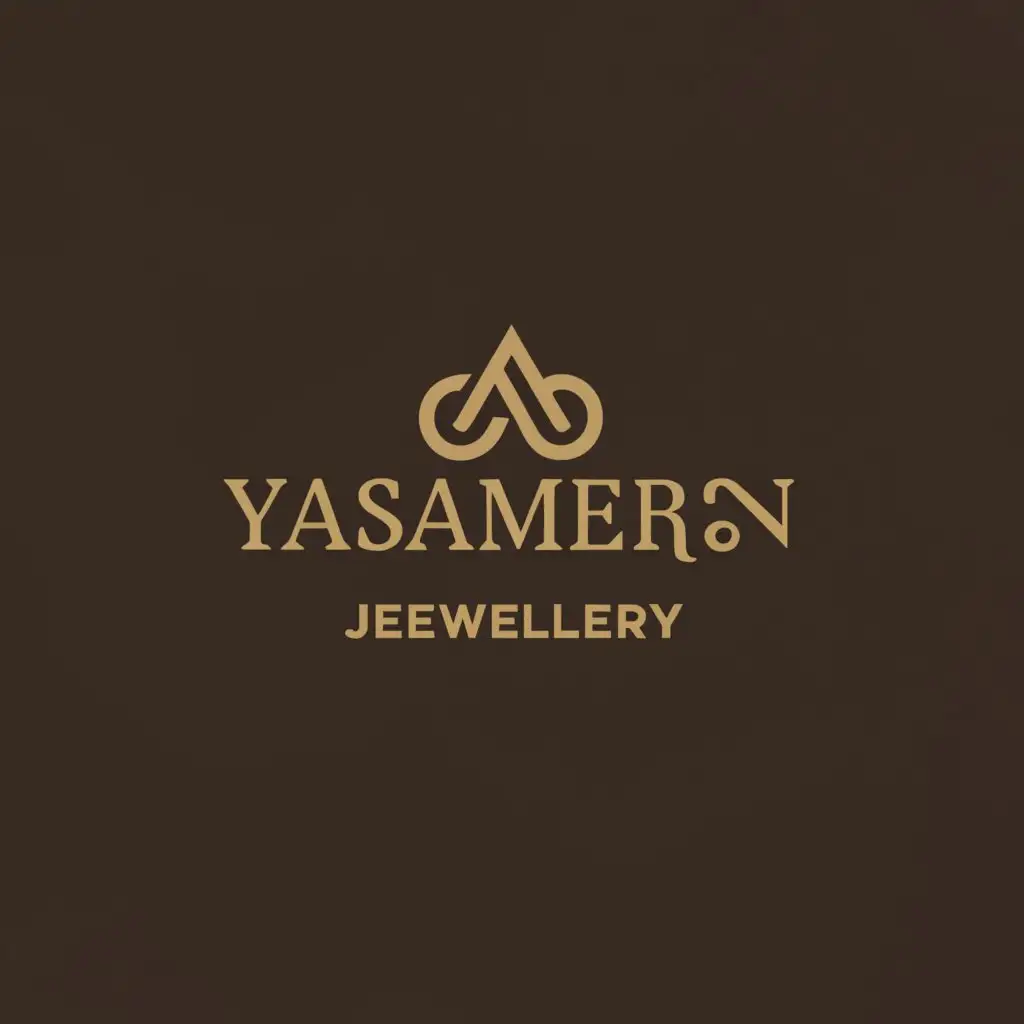 a logo design,with the text "Yasmin's Jewelry", main symbol:Yasameen Jewellery,Minimalistic,clear background