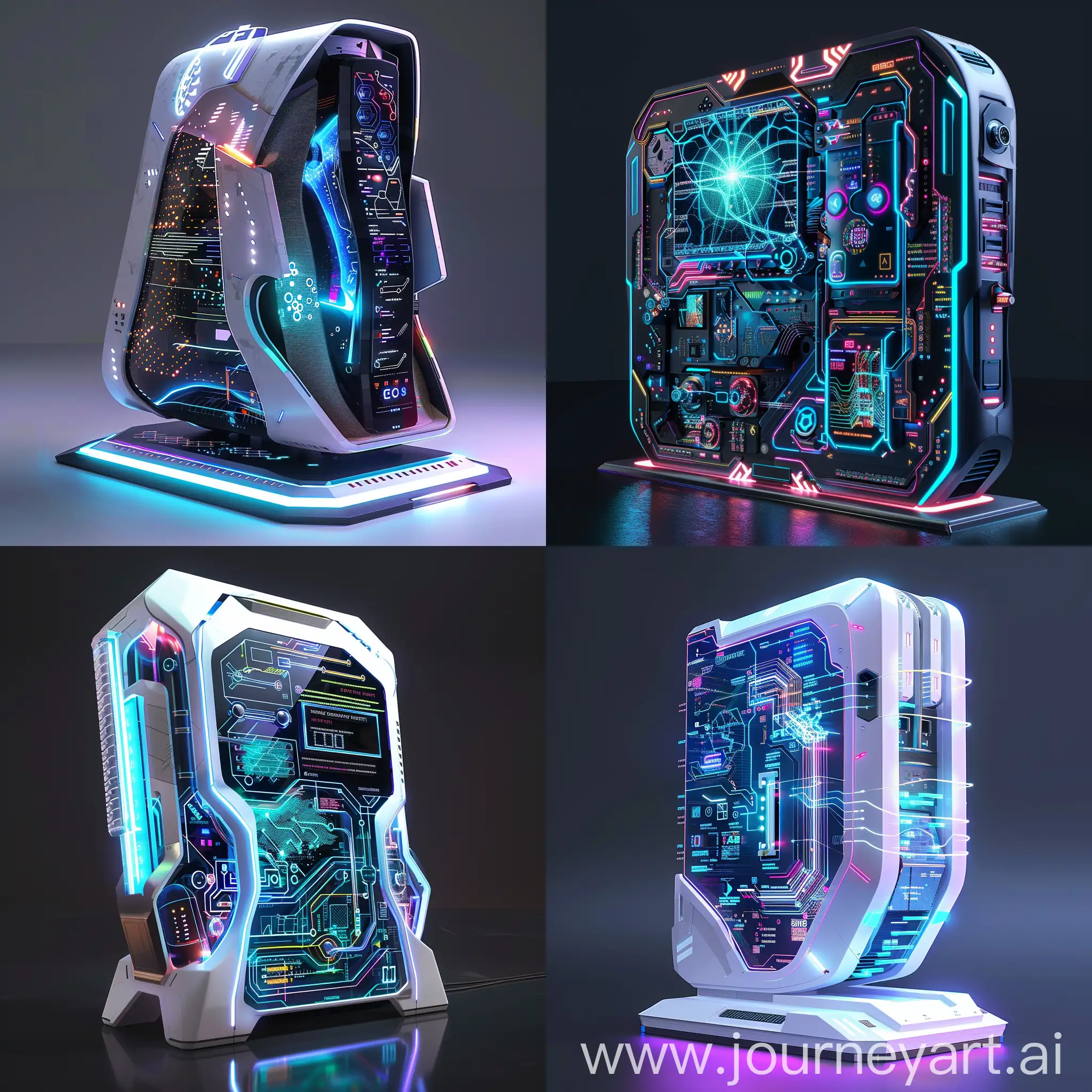 Futuristic-Quantum-Gaming-Console-with-Holographic-Display