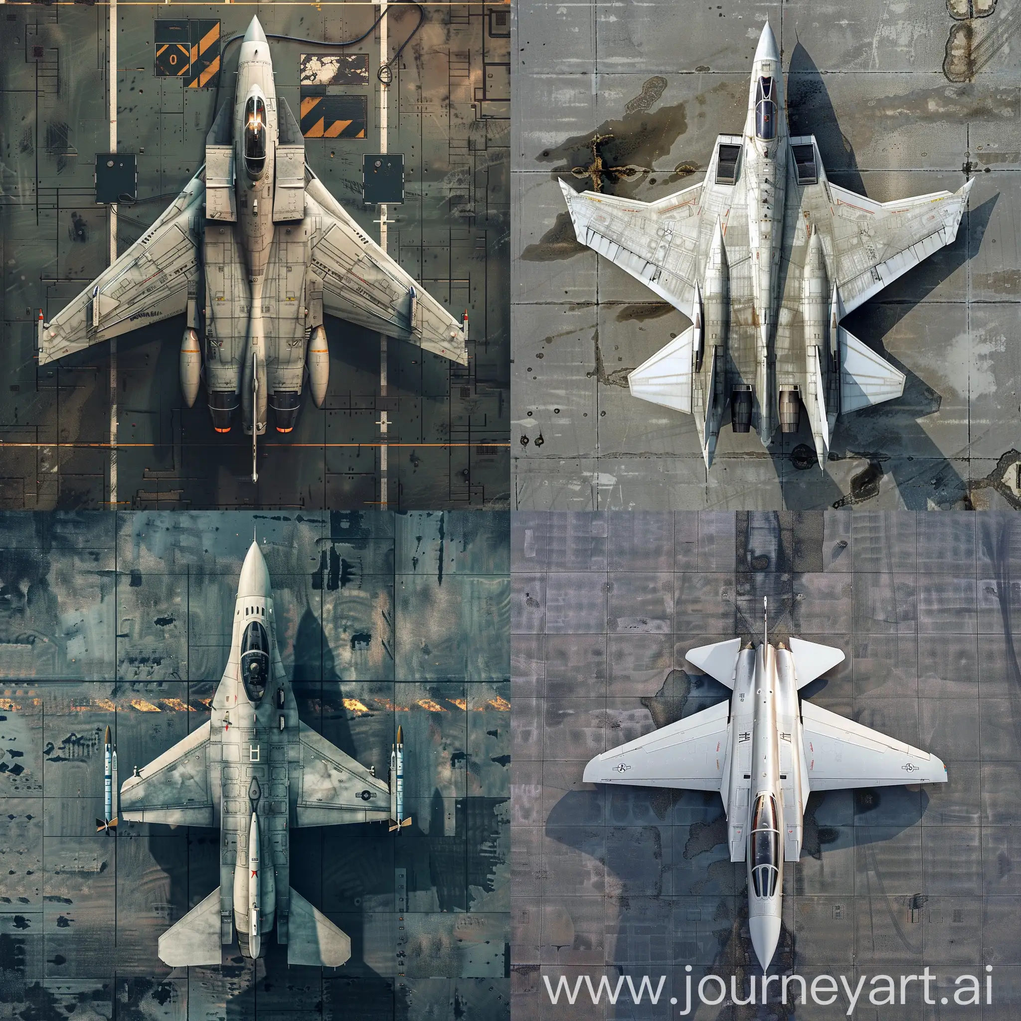 Aerial-View-of-Fighter-Aircraft-in-Flight