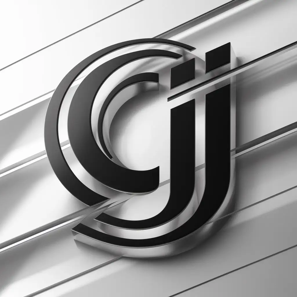 LOGO-Design-For-C-JING-Complex-CJ-Symbol-on-Clear-Background