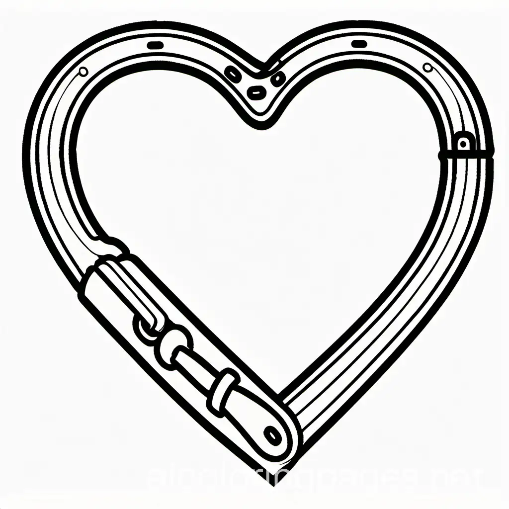 Heartshaped-Handcuffs-Coloring-Page-Simple-Line-Art-for-Kids