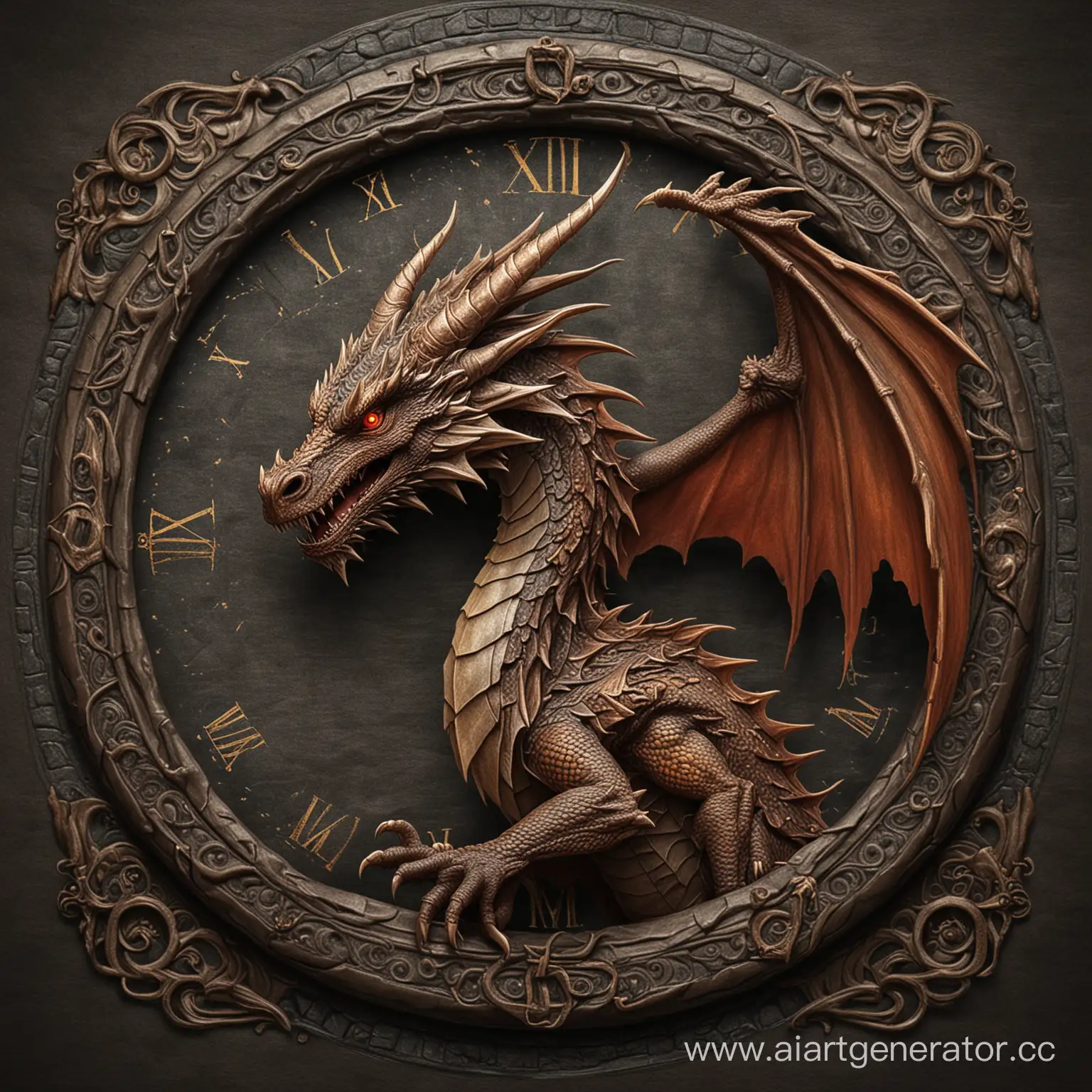 Mystical-Dragons-Roaming-Ancient-Ruins-at-Twilight