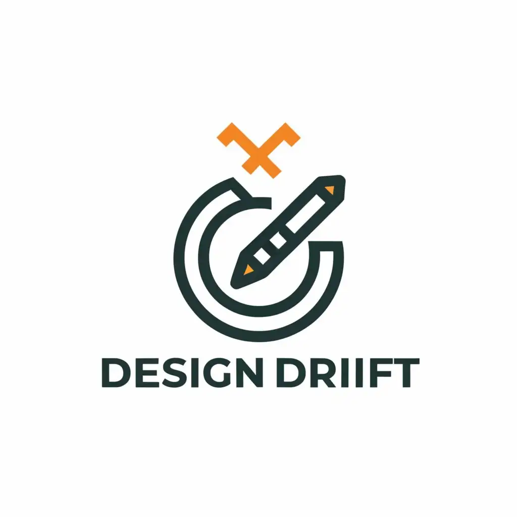 a logo design,with the text "Design Drift ", main symbol:Graphic designer,Moderate,be used in Travel industry,clear background