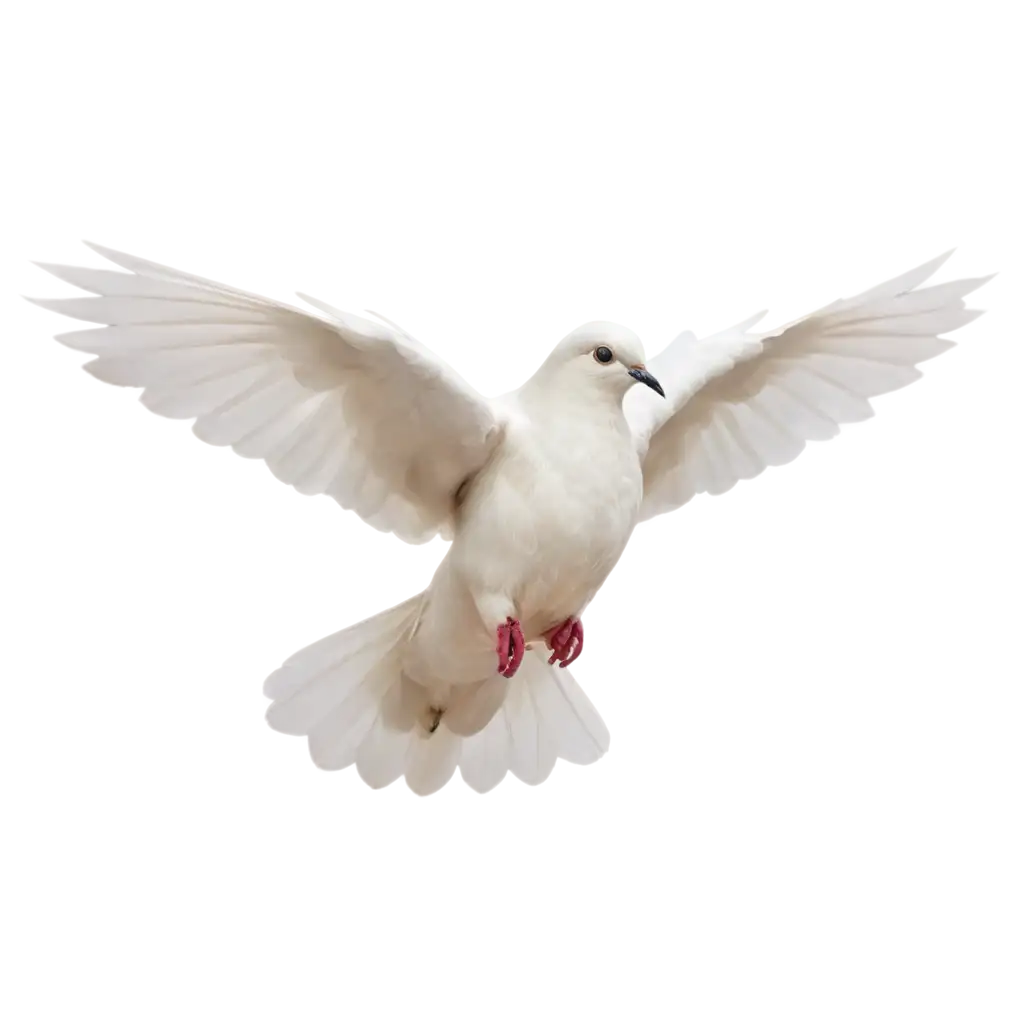 PNG-Image-of-a-Majestic-White-Dove-Flying-Capturing-Grace-and-Serenity