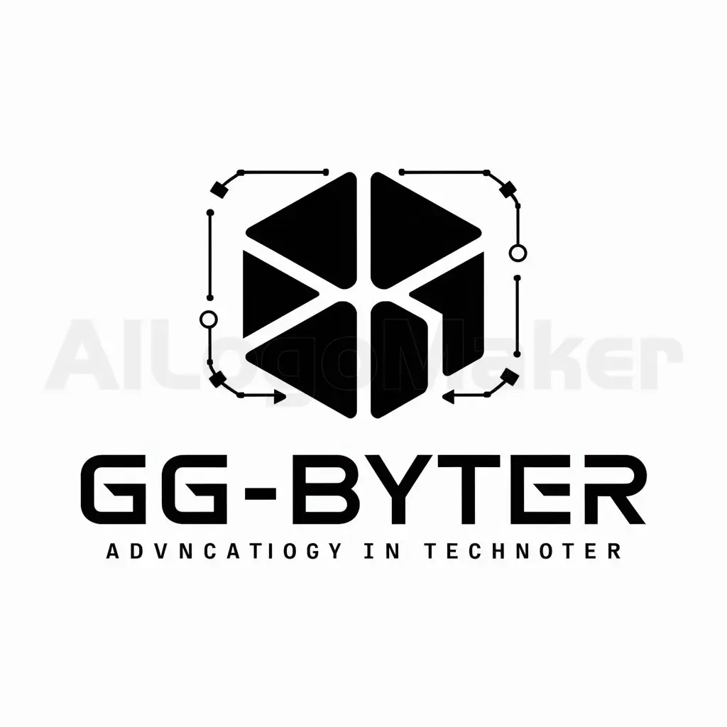 a logo design,with the text "GG-BYTER", main symbol:MODUL',,complex,be used in Technology industry,clear background