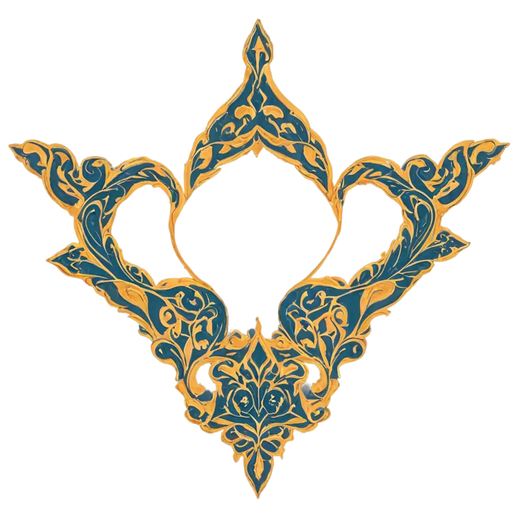 Islamic Tazhib Floral Pattern 