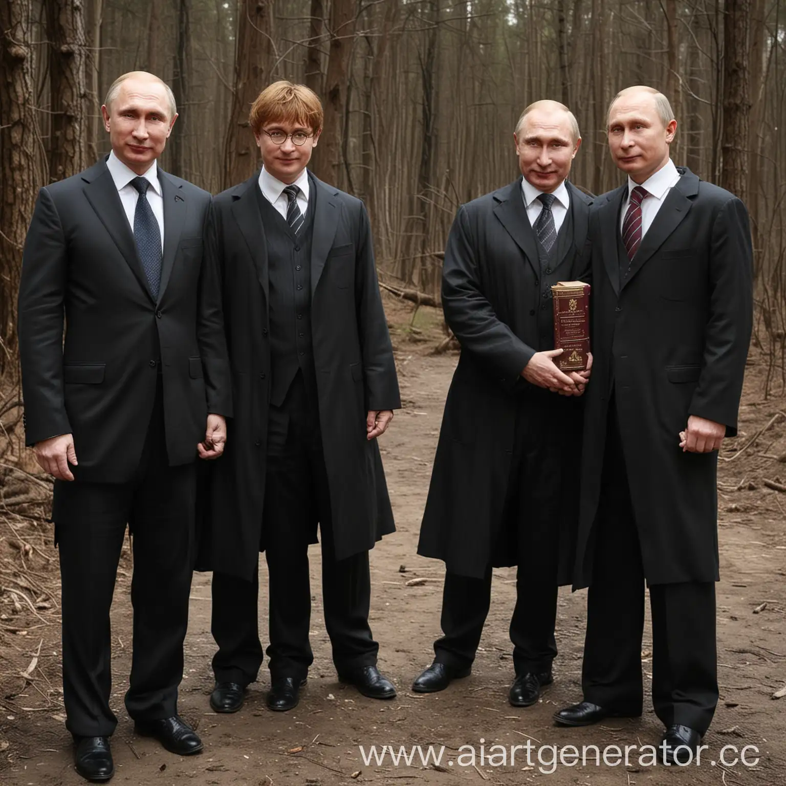 Путин с Гарри потером 