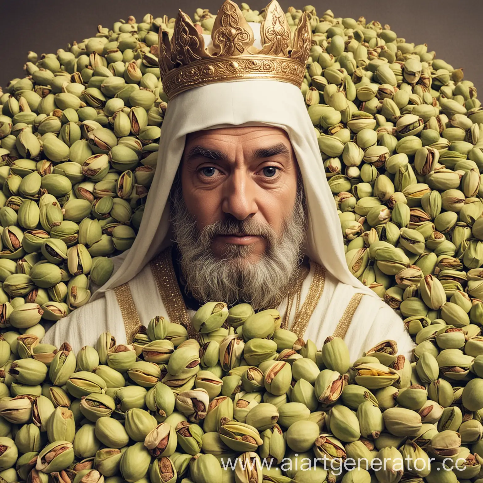 Regal-Monarch-Surrounded-by-Pistachios