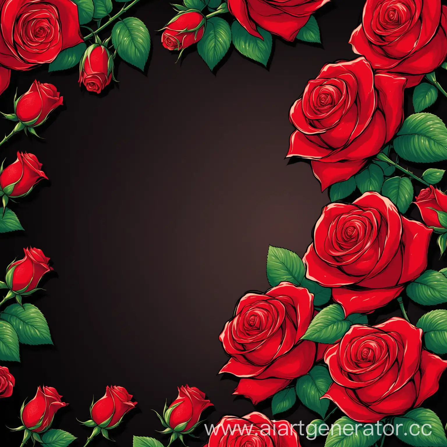Vibrant-Background-with-Red-Roses