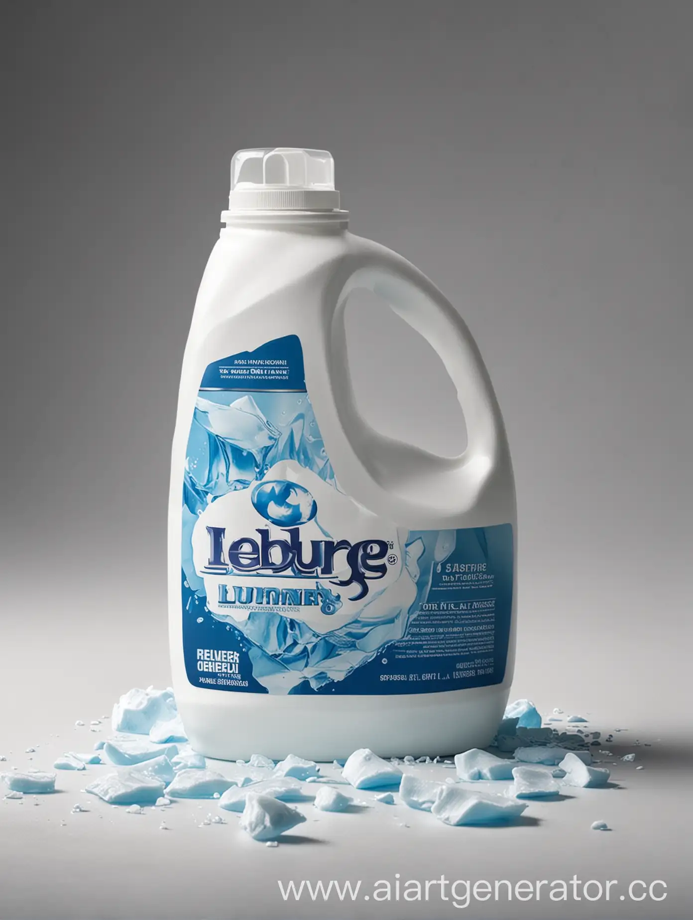 рекламная картинка стирального порошка ICEBERG