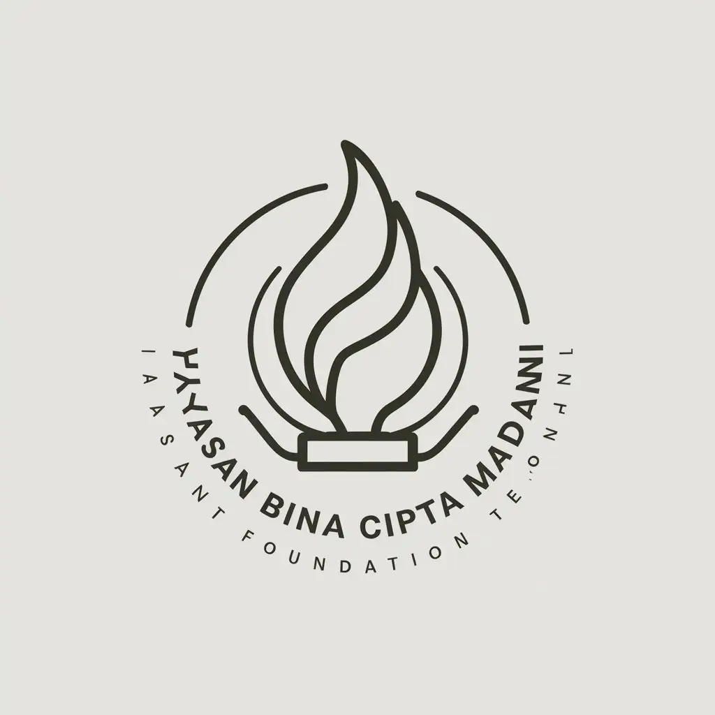 Yayasan Bina Cipta Madani Logo Design for Social Foundation