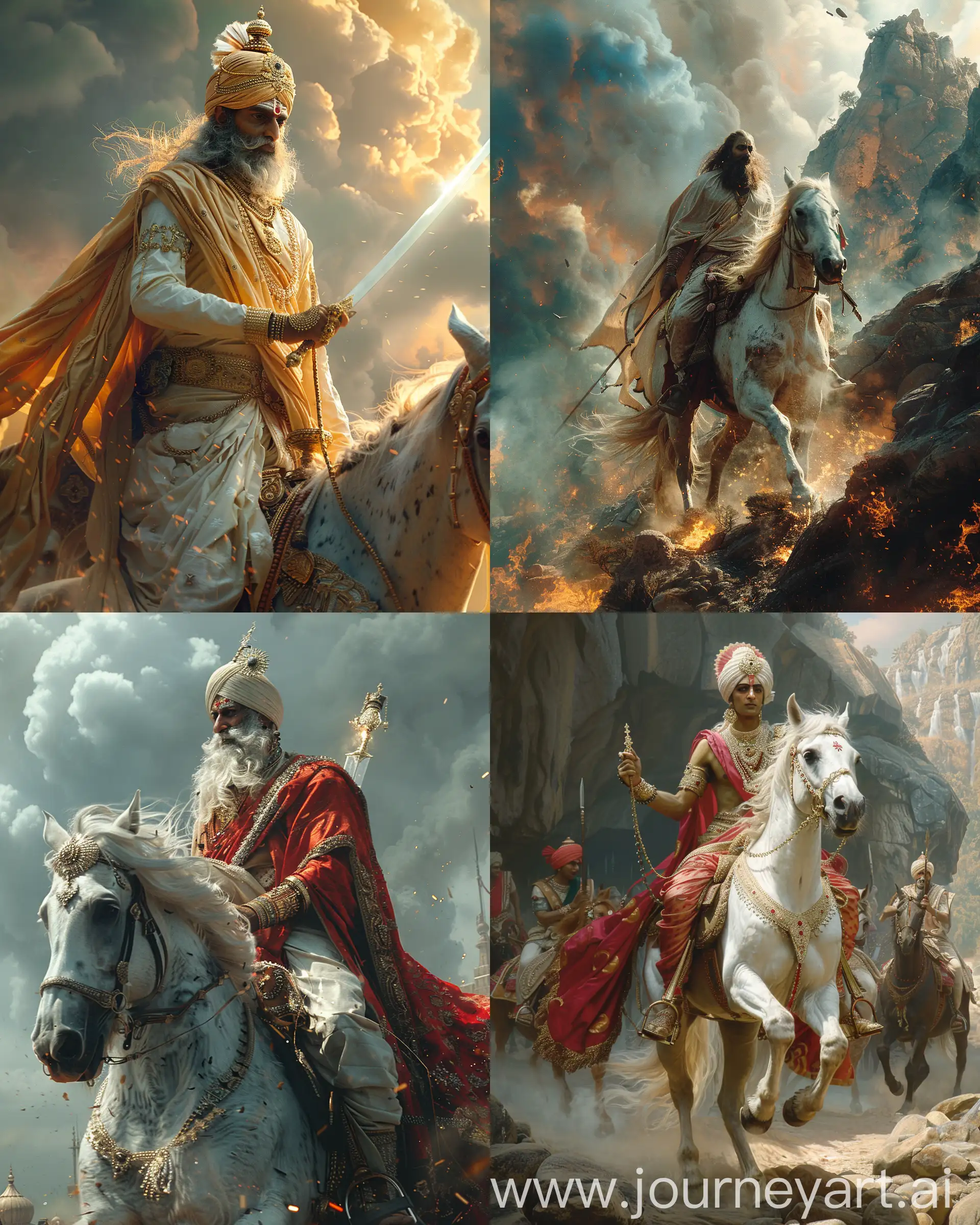 Majestic-Hindu-God-Kalki-Riding-White-Horse-with-Shining-Sword