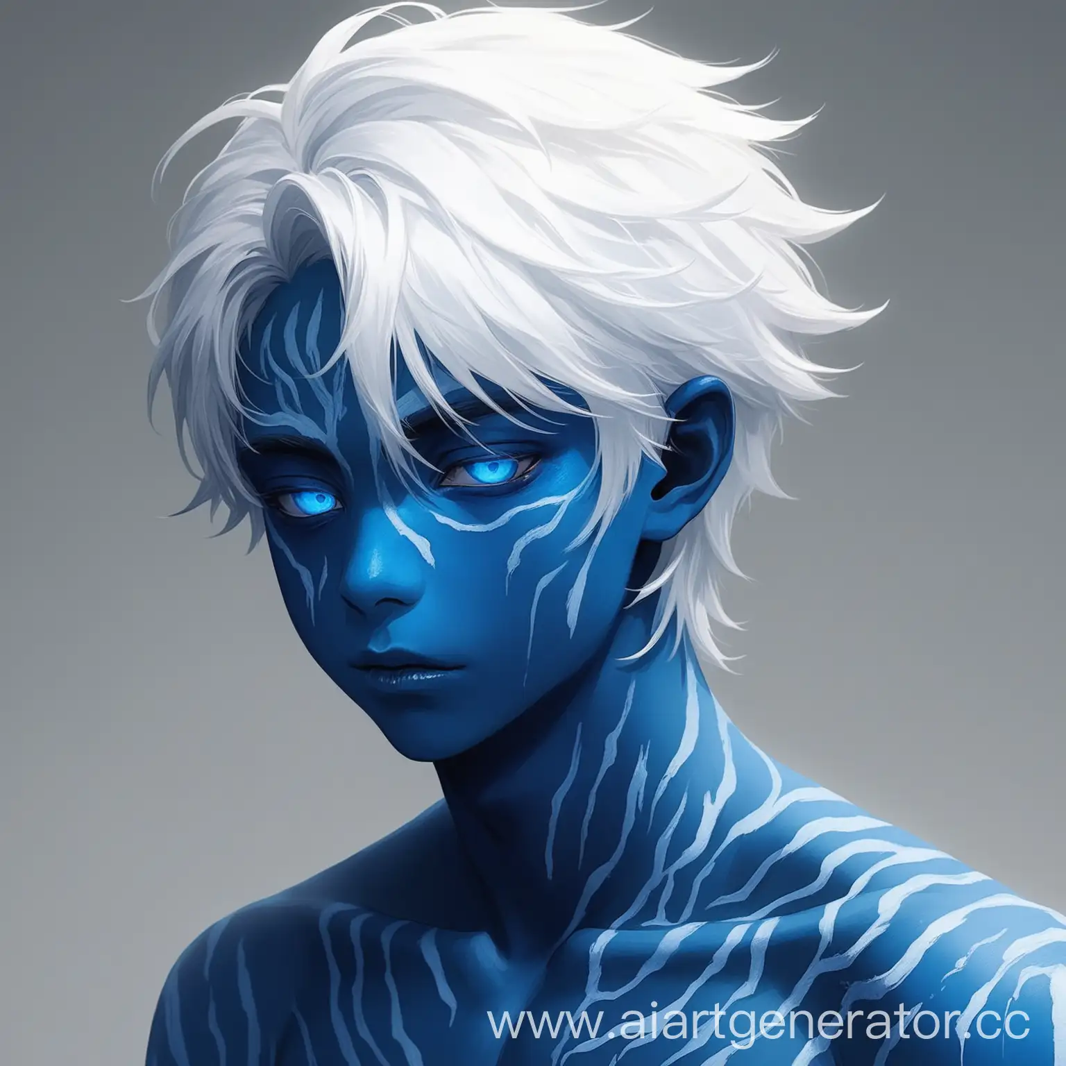 Adventurous-BlueSkinned-Boy-with-Ethereal-White-Hair