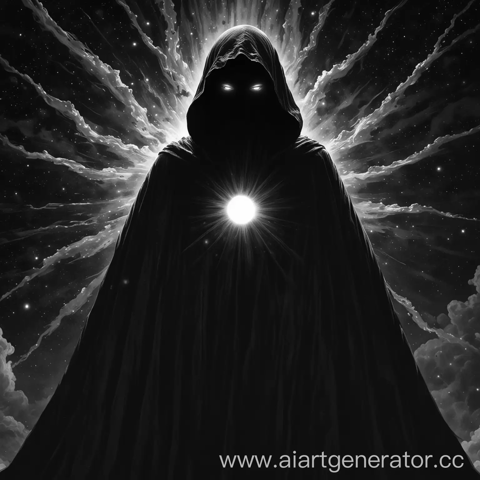 Mysterious-Cosmic-Entity-in-a-Cloak-with-White-Eyes