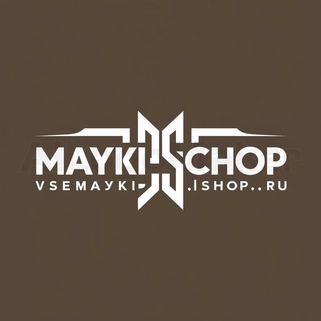 a logo design,with the text "mayki-schop.vsemaykishop.ru", main symbol:mayki-schop.vsemaykishop.ru,Moderate,clear background