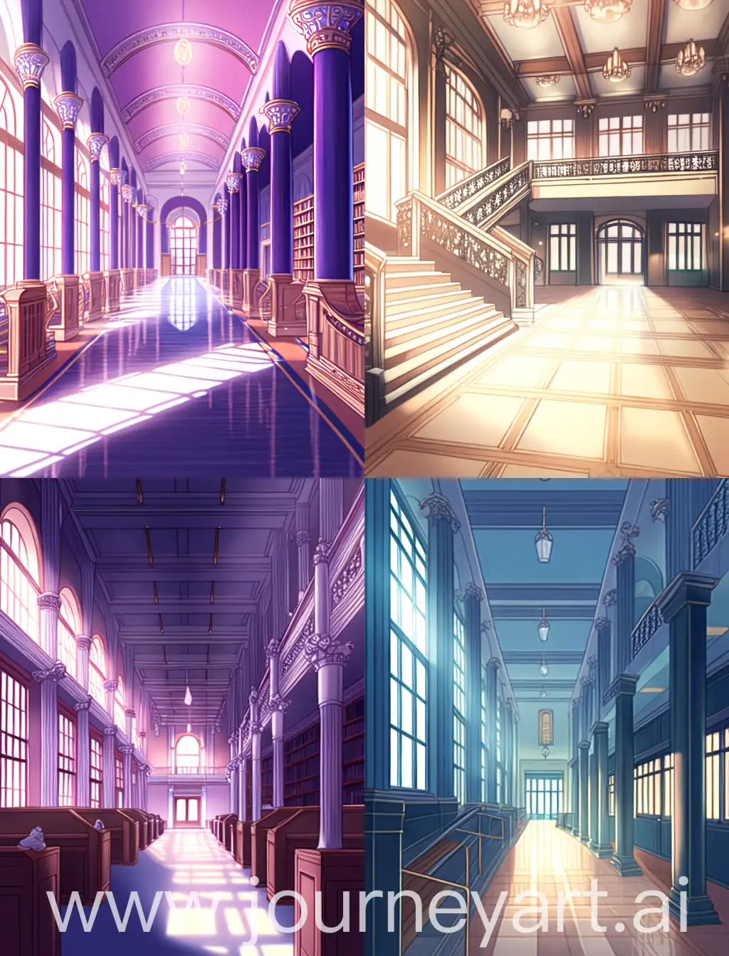 Anime-University-Hall-with-Vibrant-Perspective