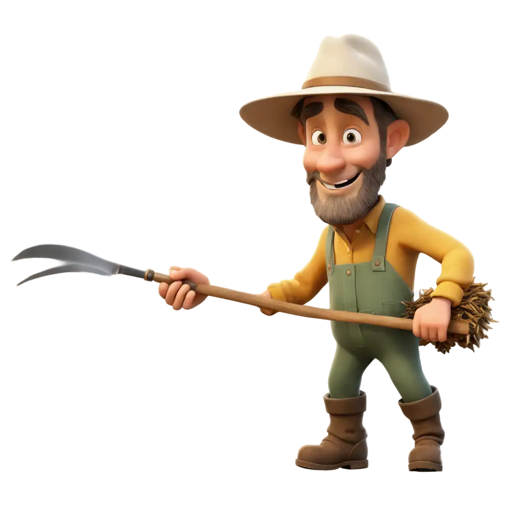 cartoon image of farmer