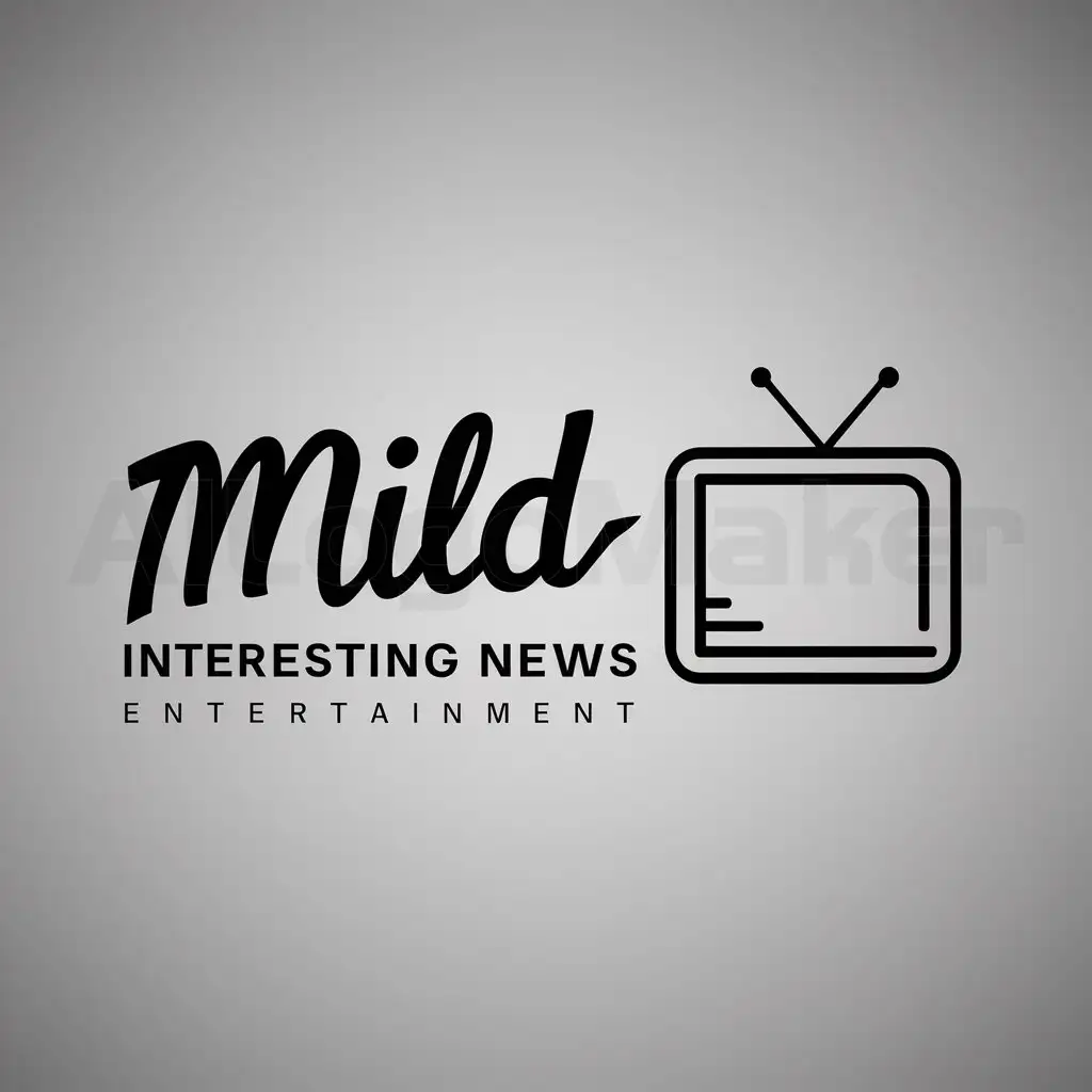 LOGO-Design-For-Mild-Interesting-News-Entertaining-Entertainment-News-Logo