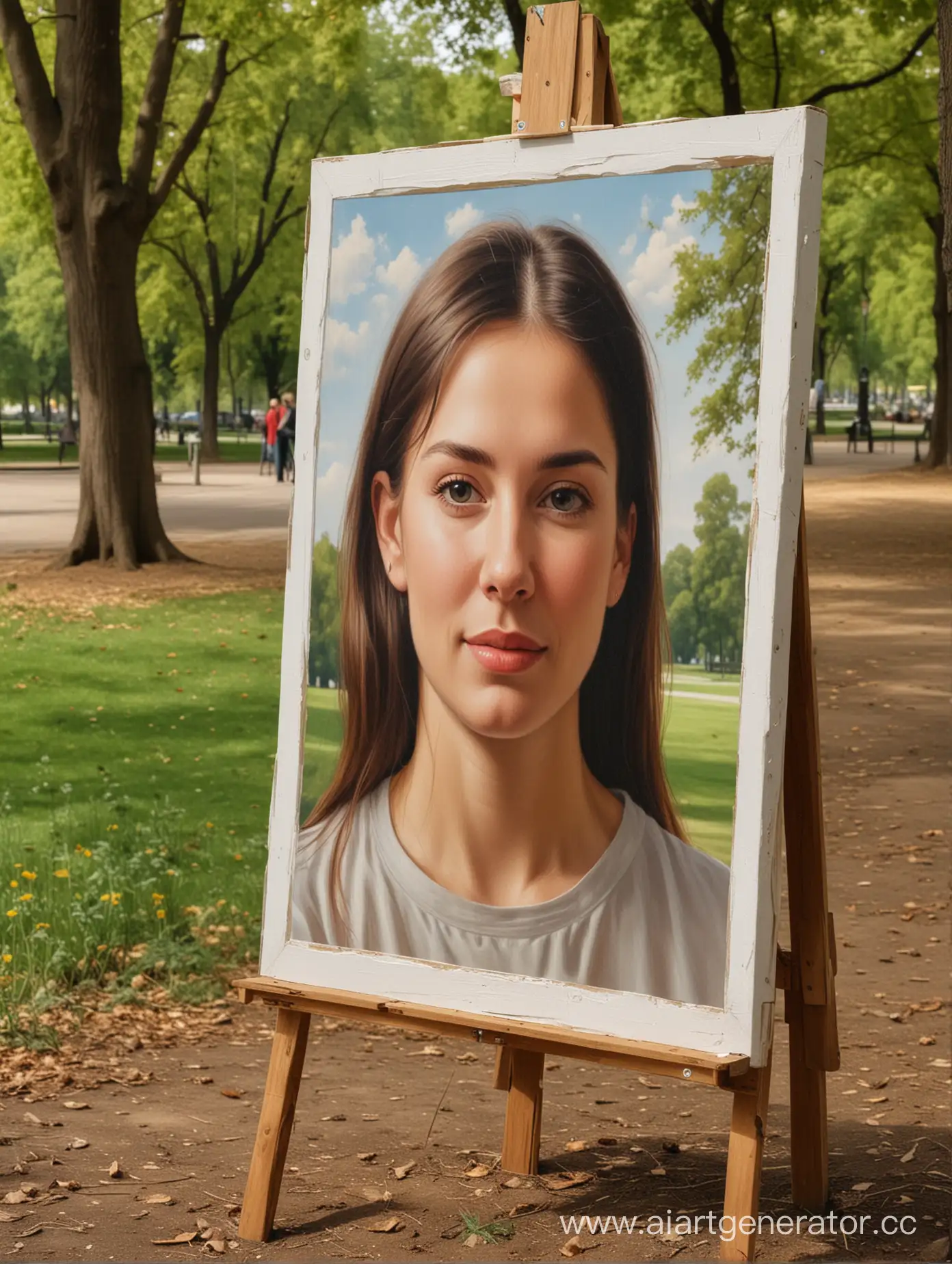 Outdoor-Portrait-Painting-in-the-Park