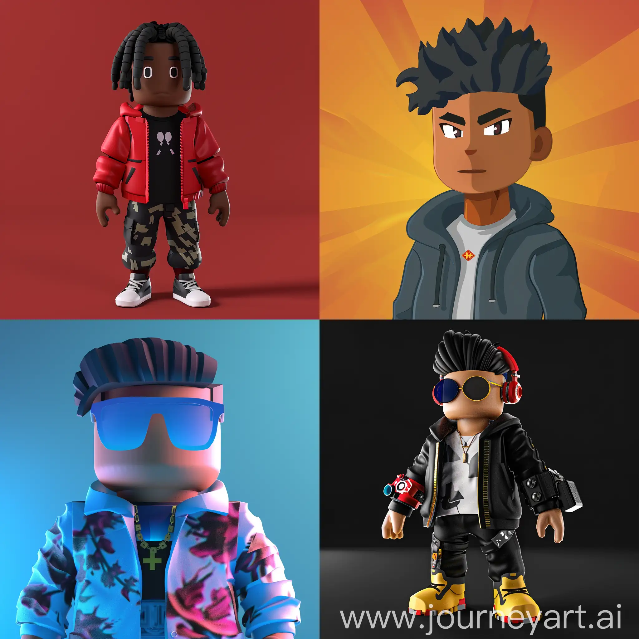 Roblox-Avatar-Art-for-Gaming-Obby-Arthur-Mode-with-No-30445-Accessories