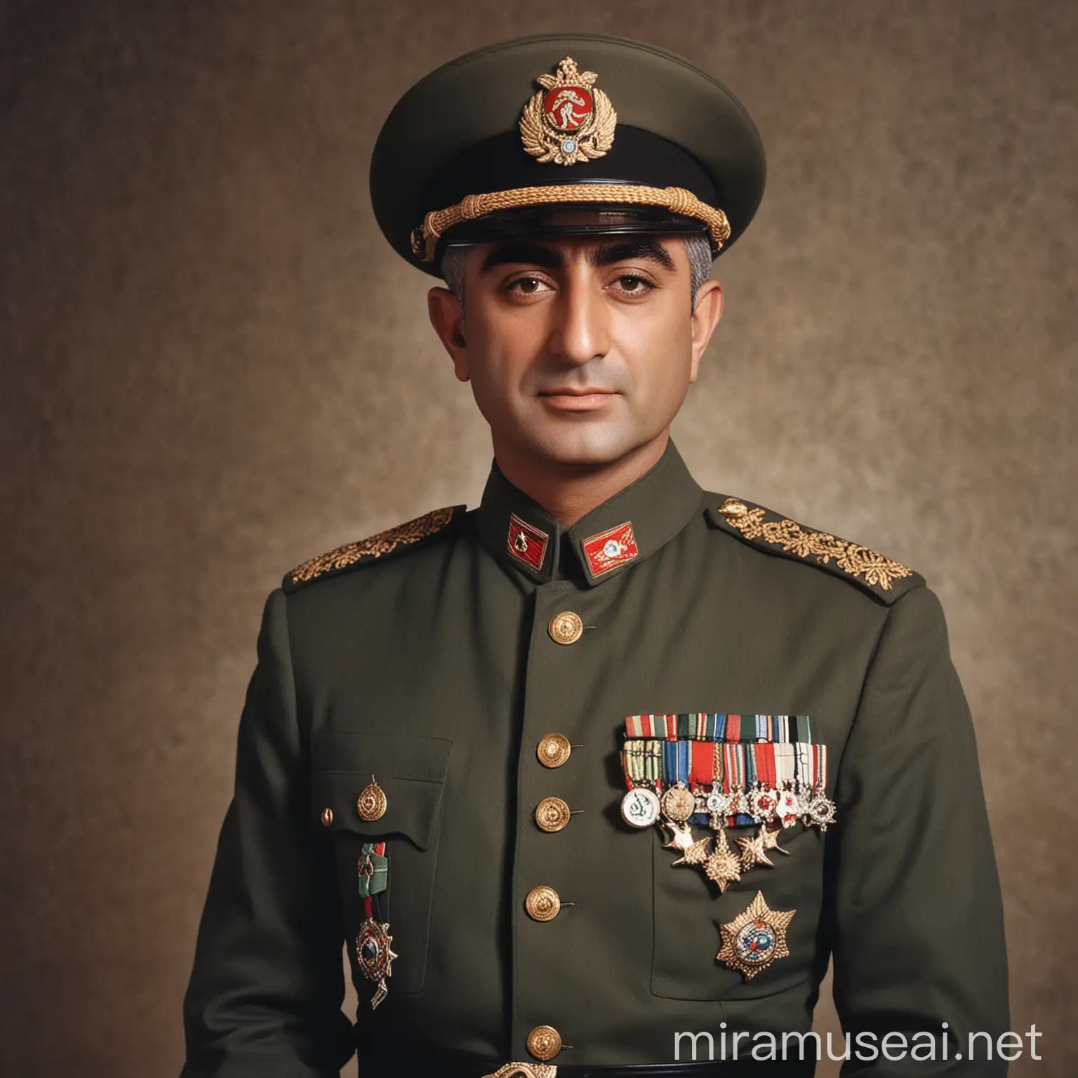 Revamped Uniform of Mohammad Reza Pahlavi Modernized Military Attire with Traditional Elegance