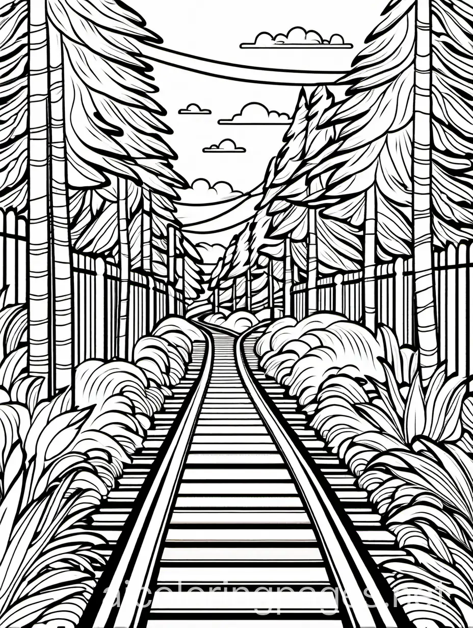 Detailed-Sneakers-Coloring-Page-with-Road-Background-for-Adults