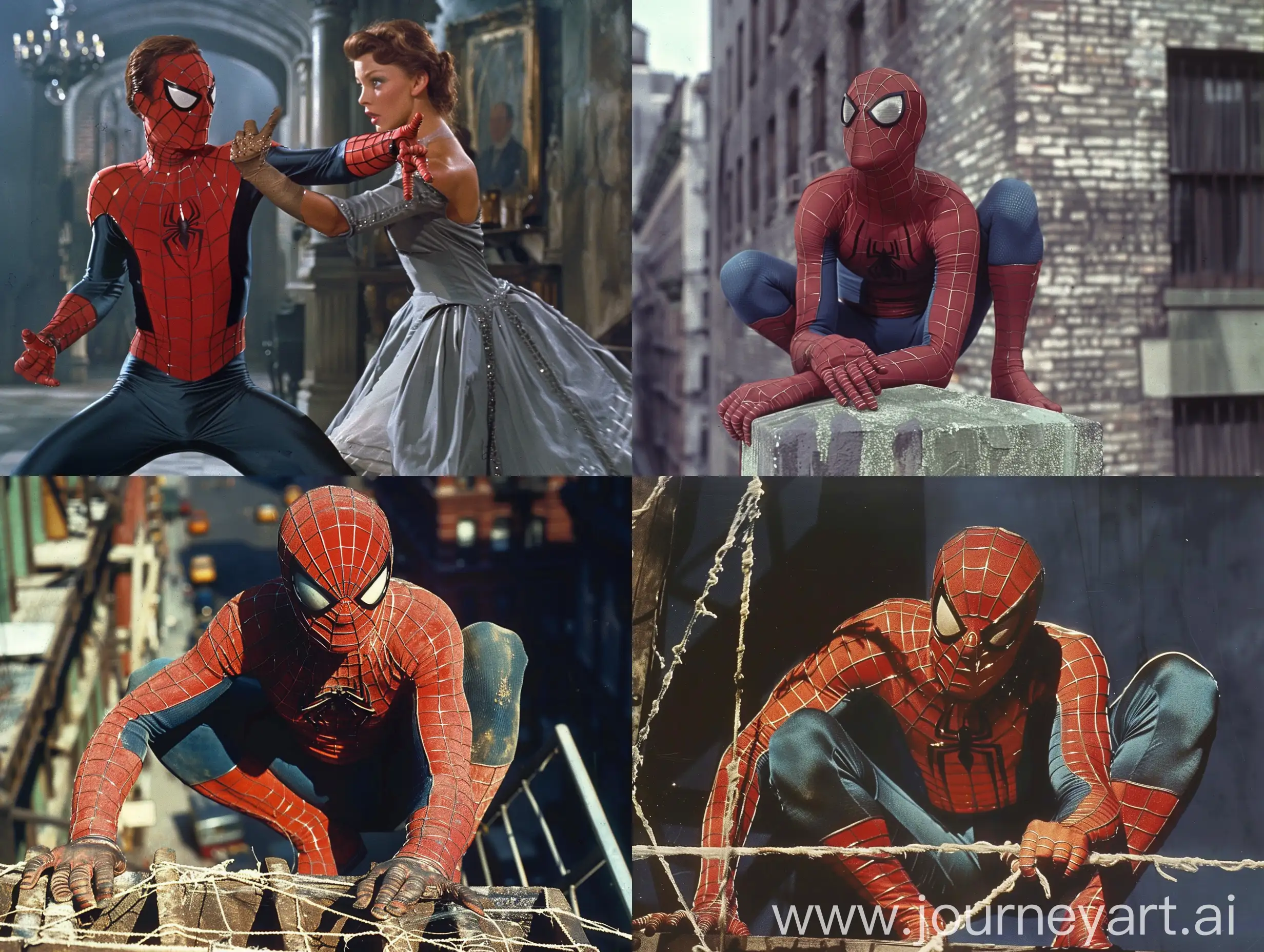 Classic-Spiderman-in-1950s-Super-Panavision-70-Retro-Color