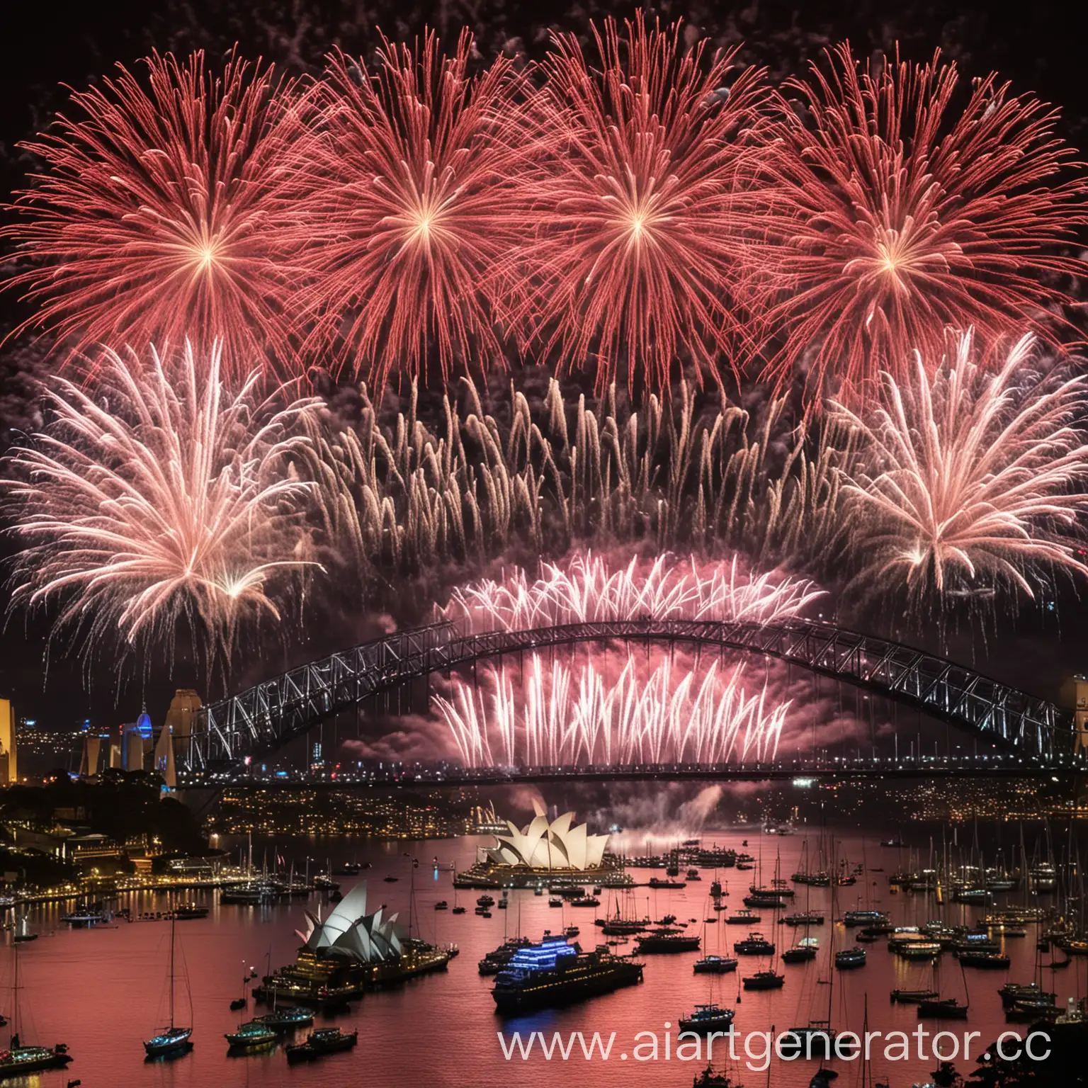 New Year's Eve fireworks over Sydney Harbour, symbolizing global celebrations and the joy of new beginnings.