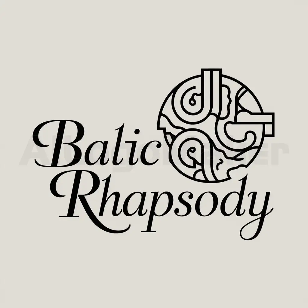 a logo design,with the text "Baltic rhapsody", main symbol:Baltic region,complex,clear background