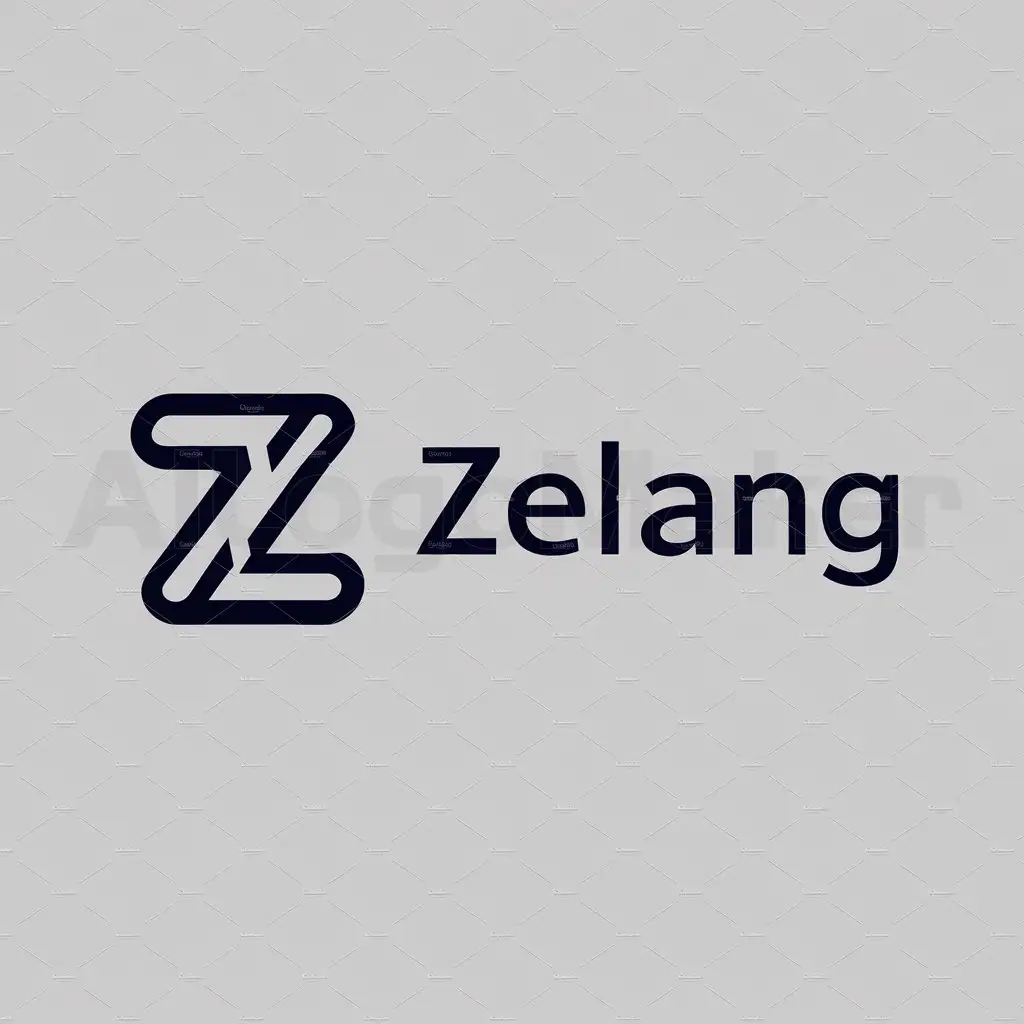 a logo design,with the text "zelang", main symbol:zelang,Moderate,be used in Internet industry,clear background