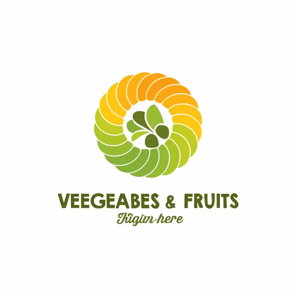 a logo design,with the text 'Vegetables and fruits', main symbol:Vegetable and fruit chips,Moderate,be used in Retail industry,clear background