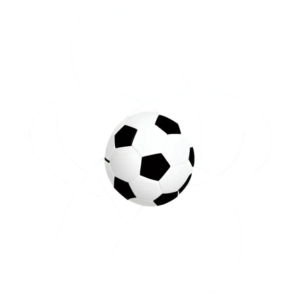 an atom where the core is a soccerball