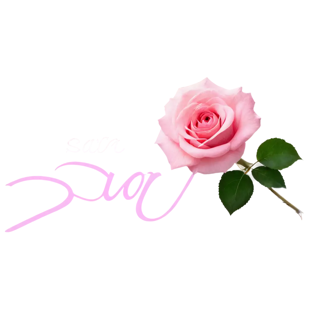 Exquisite-PNG-Image-Pink-Rose-with-Sara-Inscription-Enhance-Your-Content-with-HighQuality-PNG-Art