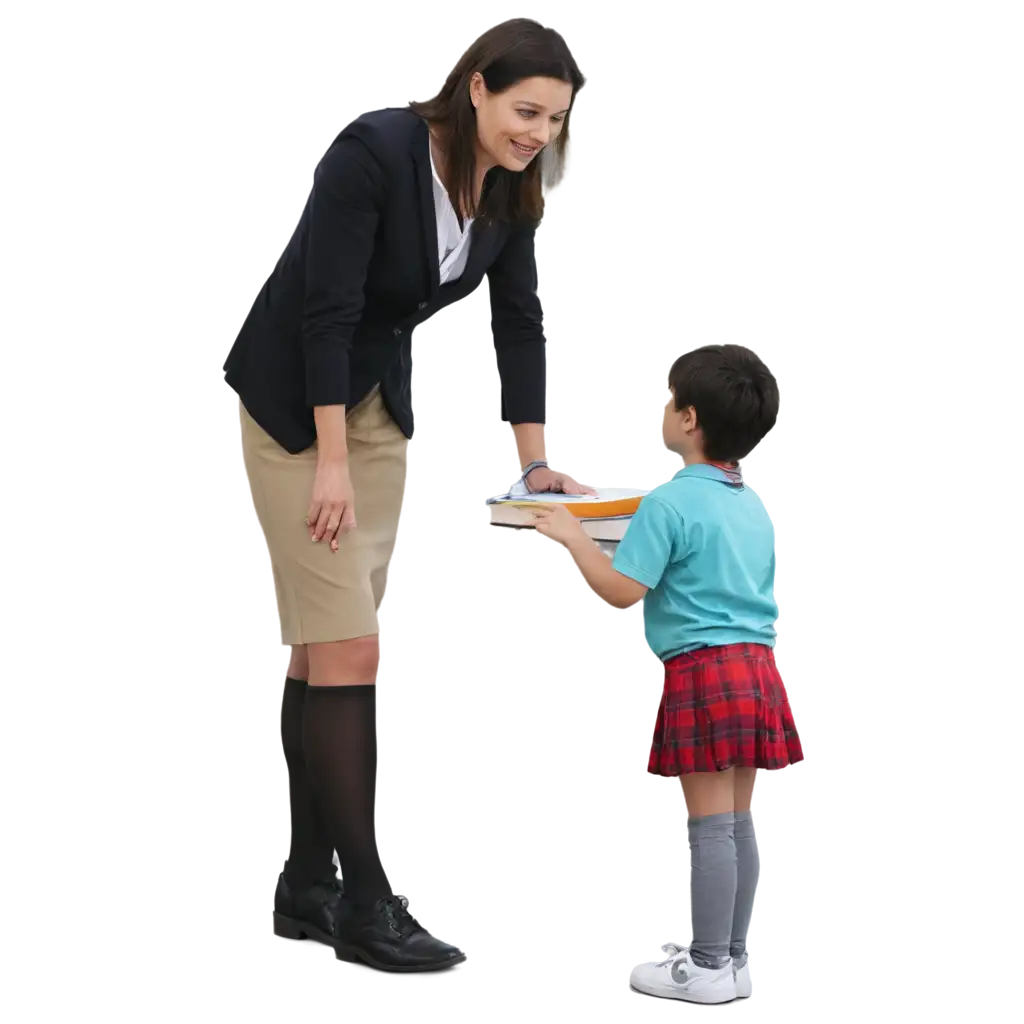 generate a  picture of teacher who  helping  a students