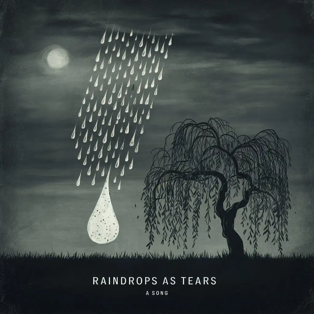 Melancholic-Tears-Artistic-Cover-for-the-Song-Osa