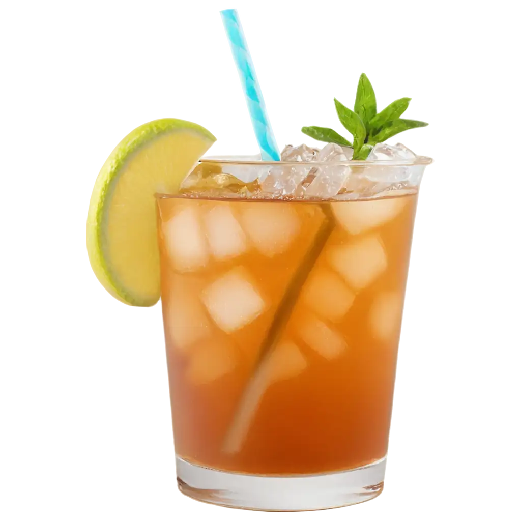 Refreshing Ice Tea PNG Cool Beverages for Digital Designs | PNG Prompt