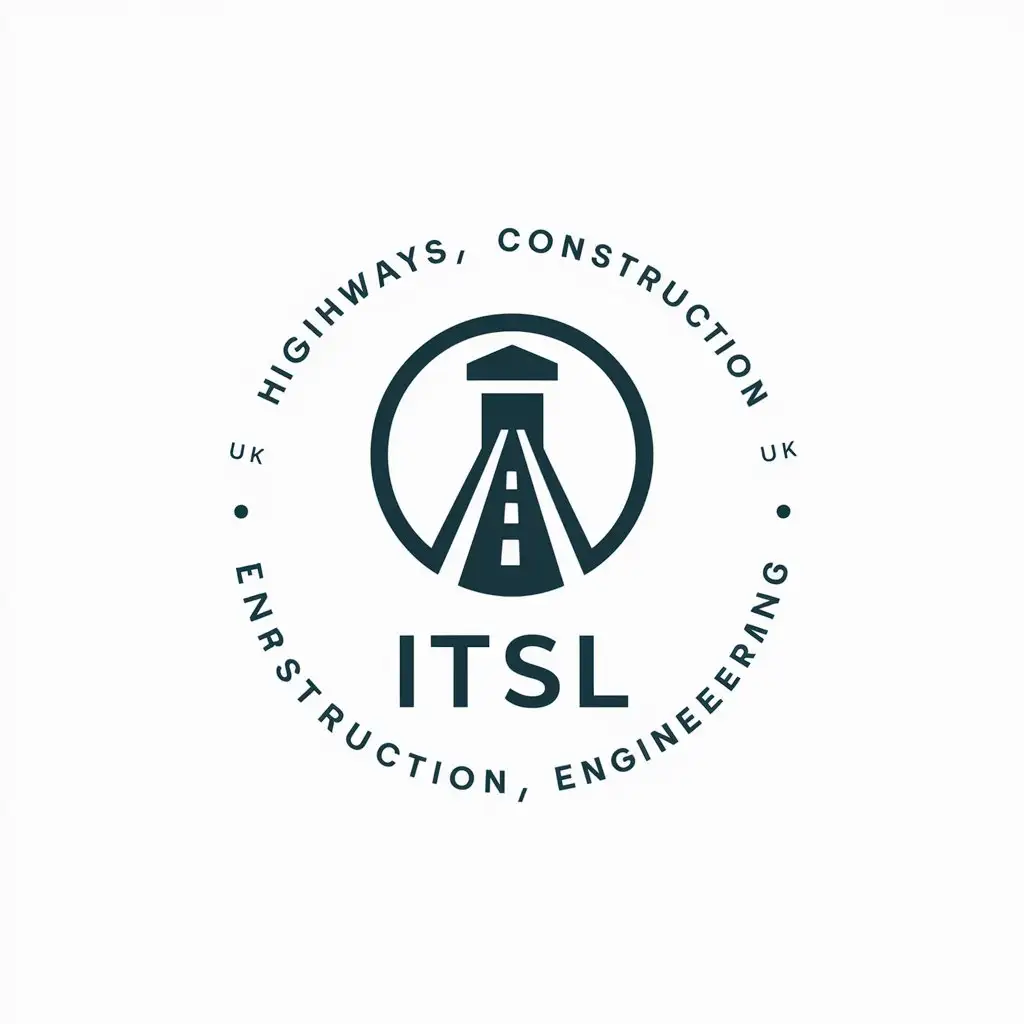 LOGO-Design-for-ITSL-Bold-Text-with-Structural-Symbol-for-Highways-Construction-Sector
