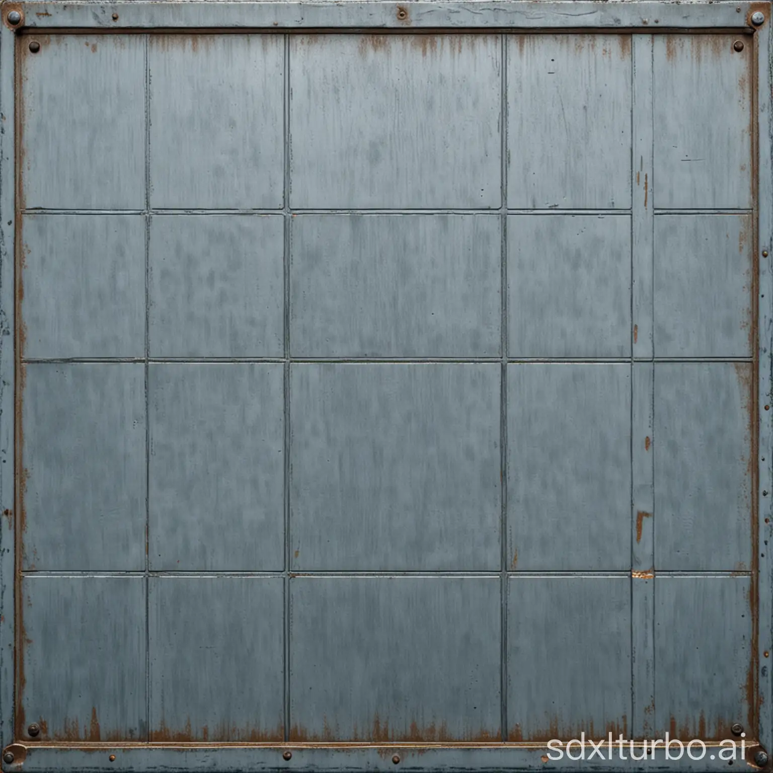 a blue gray metal texture, squad plates grid