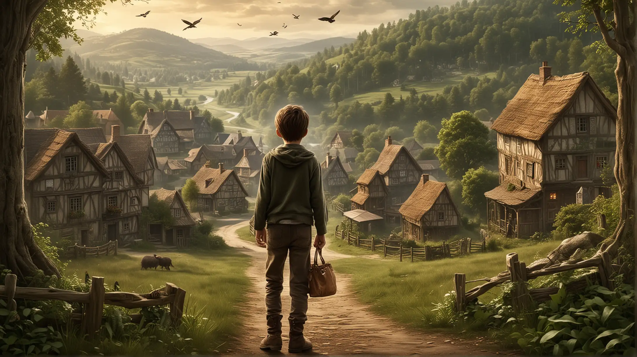 Once upon a time, in a quaint village nestled between rolling hills and whispering forests, there lived a boy named Aiden. Aiden was unlike any other child in the village, for he possessed a remarkable gift - he could fly.
