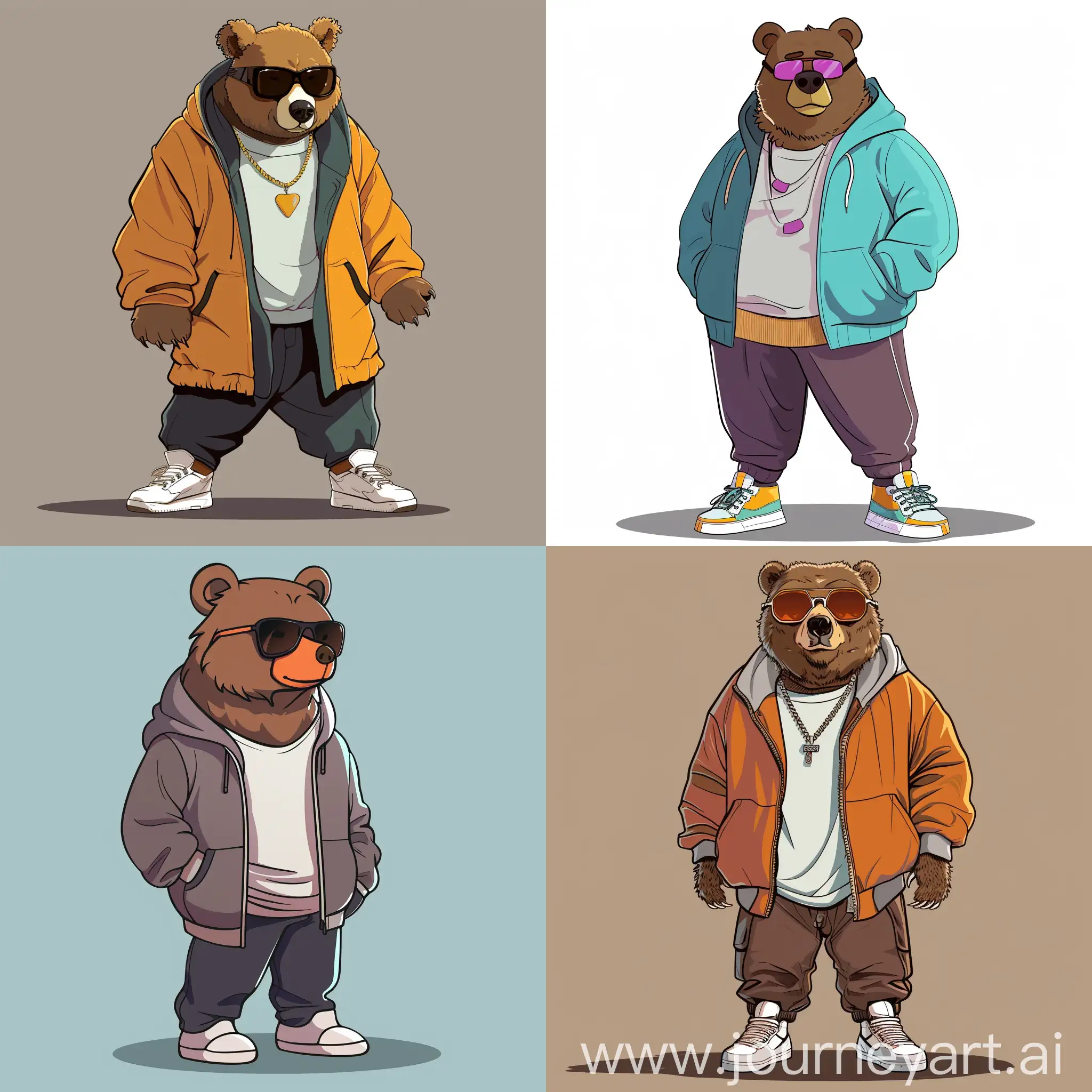 Trendy-Cartoon-Bear-Wearing-Oversized-Clothing